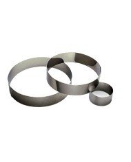 Mousse ring stainless steel Without release liner Ø 14 cm 4.5 cm Gobel