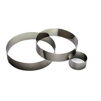 Mousse ring stainless steel Without release liner Ø 14 cm 4.5 cm Gobel