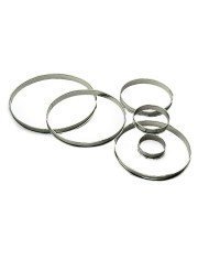 Tart ring stainless steel Without release liner Ø 24 cm 2 cm Gobel