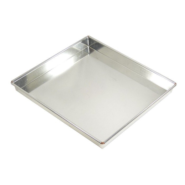 Sponge cake tin tinplate Without release liner 40x30x3.5 cm Gobel