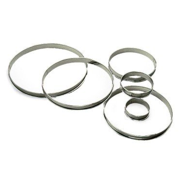Tart ring stainless steel Without release liner Ø 14 cm 2 cm Gobel
