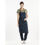 Bib apron blue One size only Forene Chaud Devant