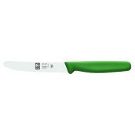 Serrated paring knife 11 cm stainless steel polypropylene (pp) Green serrated