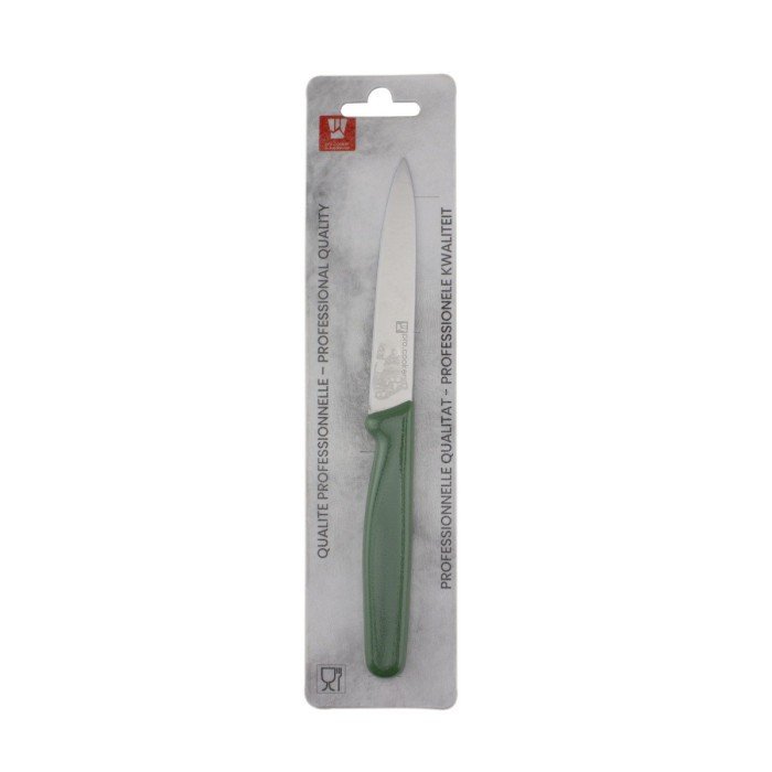 Office knife 10 m stainless steel polypropylene (pp) Green coloured Pro.cooker