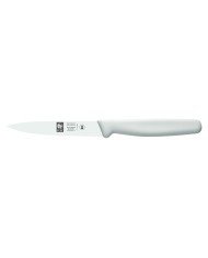 Office knife 10 cm stainless steel polypropylene (pp) white coloured