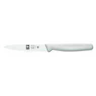 Office knife 10 cm stainless steel polypropylene (pp) white coloured