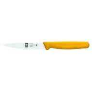 Office knife 10 cm stainless steel polypropylene (pp) yellow coloured