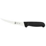 Boning knife with curved back 15 cm stainless steel polypropylene (pp) black coloured