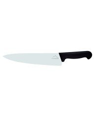 Chef's knife/ narrow blade 26 cm stainless steel polypropylene (pp) black coloured Pro.cooker