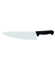 Chef's knife/ wide blade 26 cm stainless steel polypropylene (pp) black coloured Pro.cooker