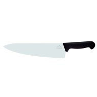 Chef's knife/ wide blade 26 cm stainless steel polypropylene (pp) black coloured Pro.cooker