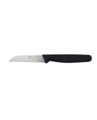 OFFICE KNIFE 8 CM STAINLESS STEEL POLYPROPYLENE (PP) BLACK COLOURED PRO.COOKER