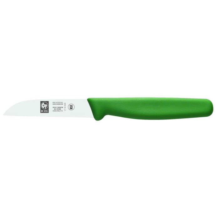 OFFICE KNIFE 8 CM STAINLESS STEEL POLYPROPYLENE (PP) GREEN COLOURED