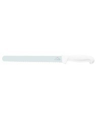 SLICING KNIFE 25 M STAINLESS STEEL POLYPROPYLENE (PP) WHITE COLOURED PRO.COOKER