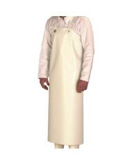 APRON 75X100CM  WHITE PVC HEAVY DUTY 350 MICRONS