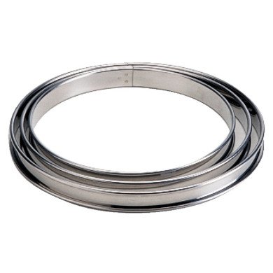 Tart ring stainless steel Without release liner Ø 20 cm 2 cm Gobel