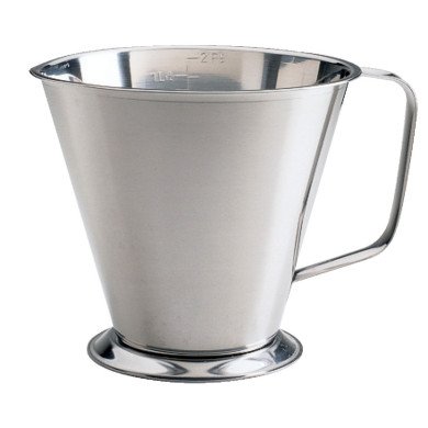 Graduated measure stainless steel Ø 16 cm 20.5x17.4x18.5 cm 2 L De Buyer