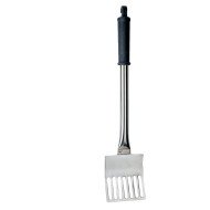 Cooking spatula 50 cm stainless steel not serrated open-work plastic Ustensile Collectivite Saint Romain