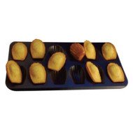 MADELEINE BAKING SHEET 12 INDENTS NON-STICK