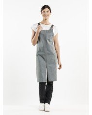 Bib apron grey One size only Forene Chaud Devant