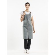 Bib apron grey One size only Forene Chaud Devant