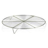 COOLING RACK WITH FEET D28CM SST