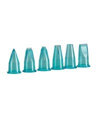 PIPING TUBE PASTRY SELECTION Ø 3.5 cm 6 cm BOX OF 6 POLYCARBONATE