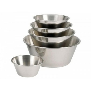 Flat-bottomed basin stainless steel Ø 40 cm 17.5 cm 16 L De Buyer