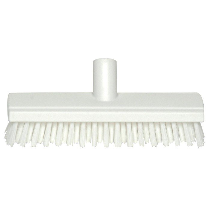 Hard scrubber white 26 cm Brosshygien Thomas