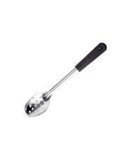 PERFORATED SERVICE SPOON WITH BLACK HANDLE L33CM SST