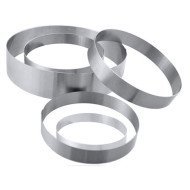 RING CAKE ROUND Ø12CM H6CM STAINLESS STEEL 