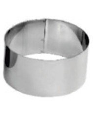 RING CAKE ROUND Ø6CM H3CM STAINLESS STEEL 