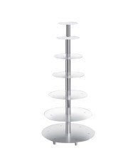 CAKE STAND 7 TIERS ALUMINIUM