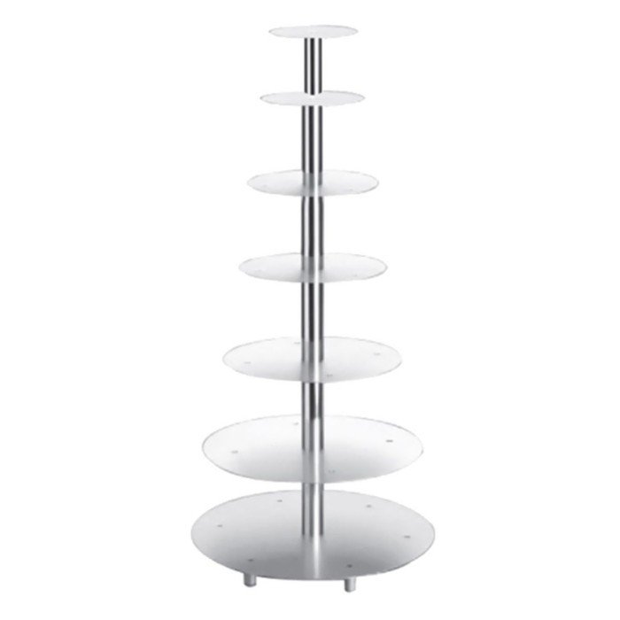 CAKE STAND 7 TIERS ALUMINIUM