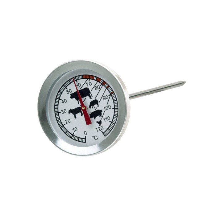 THERMOMETER DIAL 0/+120°C D50MM SST PROBE L15CM