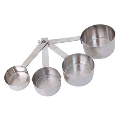 SET OF 4 MEASURING CUPS 1/4-1/3-1/2-1/1 SST