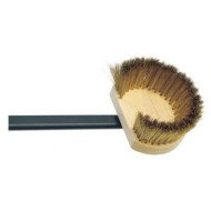 BRASS BRISTLES ROTATING HEAD OVEN BRUSH WITH ALUMINIUM HANDLE Ø14CM H7CM