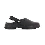 SAFETY CLOG BLACK SIZE 36 MICROFIBRE SILVO BLACK NORDWAYS