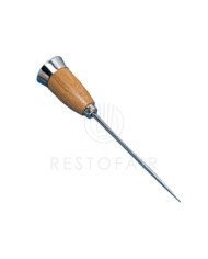 ICE PICK WITH WOODEN HANDLE L19.5CM STAINLESS STEEL