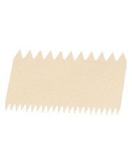 SCRAPER COMB RECTANGULAR R 2 SIDES RECTANGULAR L11 X W7.5CM