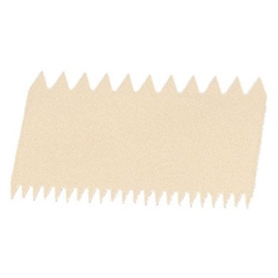 SCRAPER COMB RECTANGULAR R 2 SIDES RECTANGULAR L11 X W7.5CM 