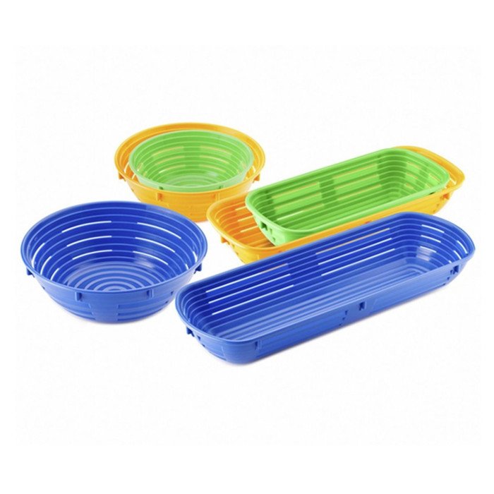 BREAD PROOFING BASKET GREEN D19CM 500G POLYPROPYLENE