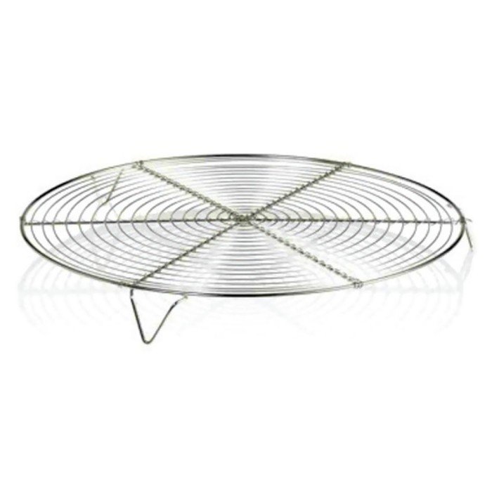 COOLING RACK WITH FEET Ø24CM STAINLESS STEEL