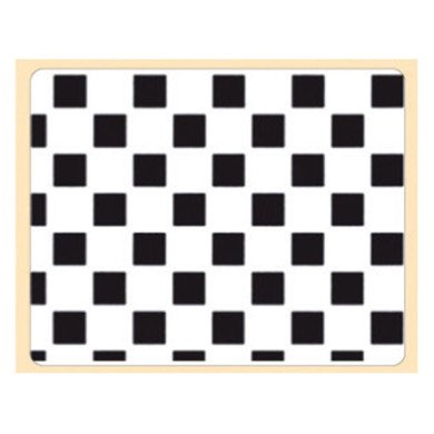 STENCIL CHECKERBOARD L60 X W40 X H0.9CM PLASTIC 