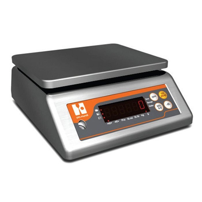 WEIGHING SCALE KITCHEN IP67 15KG/1G FULL SST TRAY 23X19CM  