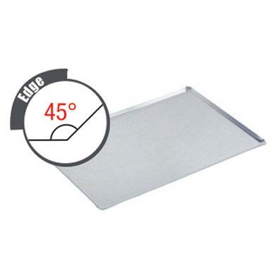 BAKING SHEET 60X40CM 45° NON PERFORATED ALUMINIUM