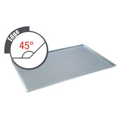 BAKING SHEET 60X40CM 45° PERFORATED  ALUMINIUM 