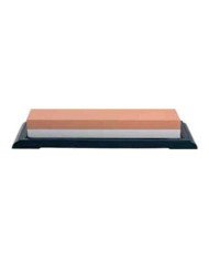 JAPANESE SHARPENING STONE W/BASE FINE AND EXTRA FINE L20 X W5 X H2.5CM