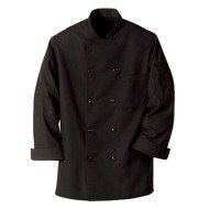 FULL SLEEVE CHEF JACKET BLACK SIZE XS CLASSIC PRO.COOKER