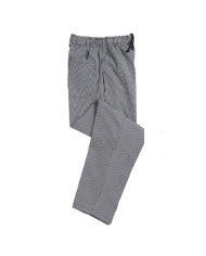 CHEF TROUSER BLACK WHITE CHECKS SIZE 32 65/35 POLYCOTTON PRIME PRO.COOKER